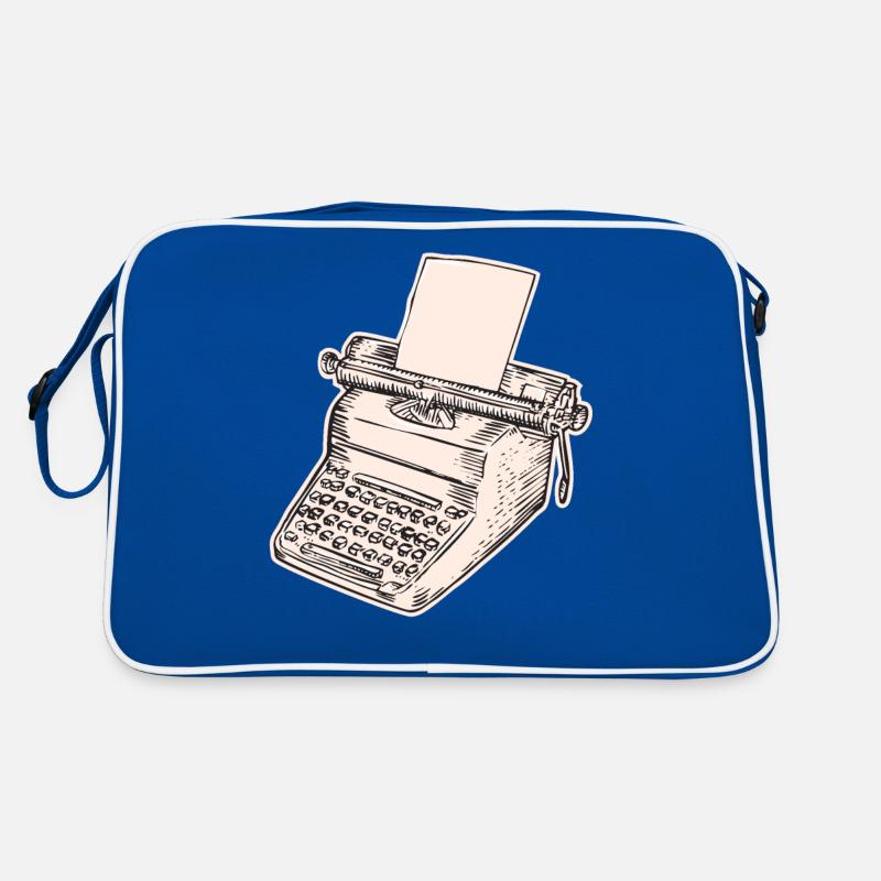 vintage typist, typewriter Retro Bag