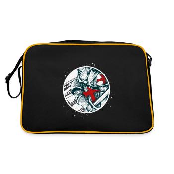 Knight Templar Warrior Knights - Retro Bag - black/gold - Back