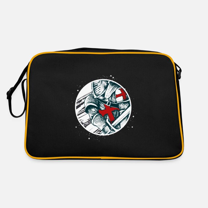 Knight Templar Warrior Knights Retro Bag