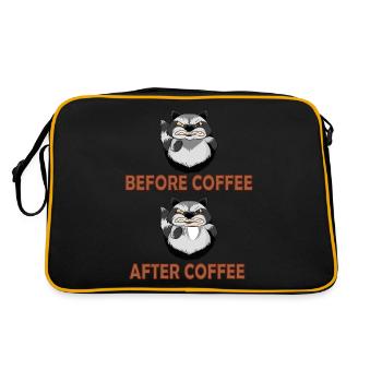 Pour le café après le café - Sac Retro - noir/or - Dos