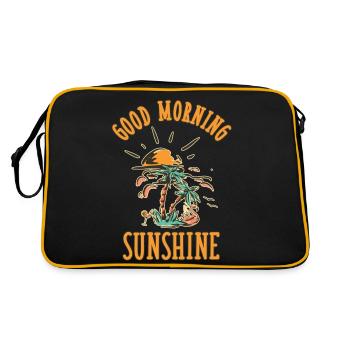 Bonjour Soleil, Été - Sac Retro - noir/or - Dos