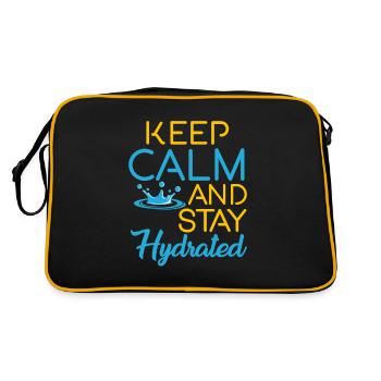 Keep calm and stay hydrated by The Manzanita’s - Sac Retro - noir/or - Dos