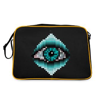 Œil - Sac Retro - noir/or - Dos