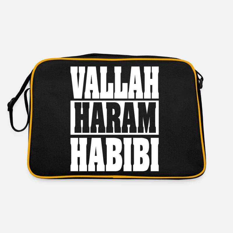 Vallah Haram Habibi Bruder Retro Tasche