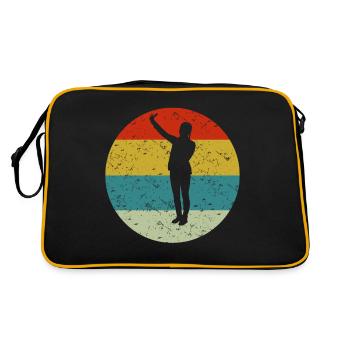 Selfie - Retro Tasche - Schwarz/Gold - Hinten