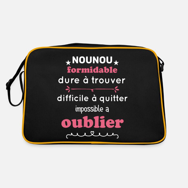 Nounou Formidable Dure à Trouver Nounou Cadeau Sac Retro