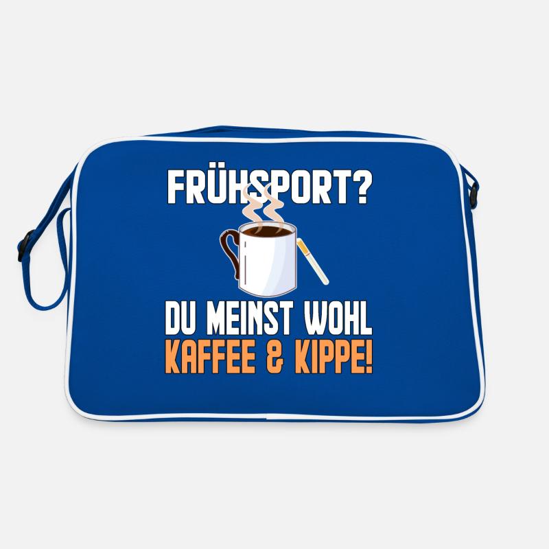 Kaffe und Kippe Retro Tasche
