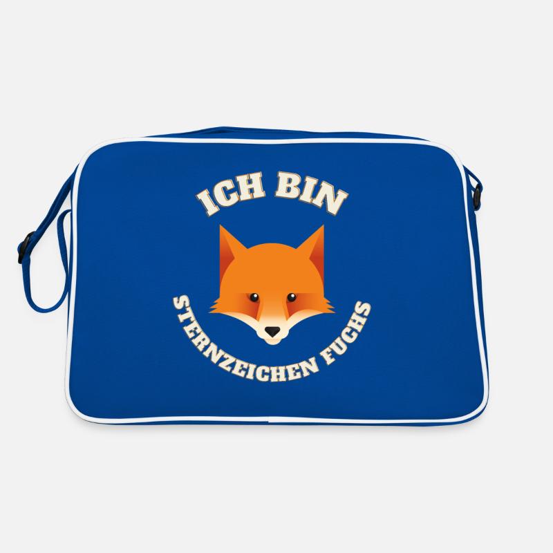 Sternzeichen Fuchs Retro Tasche