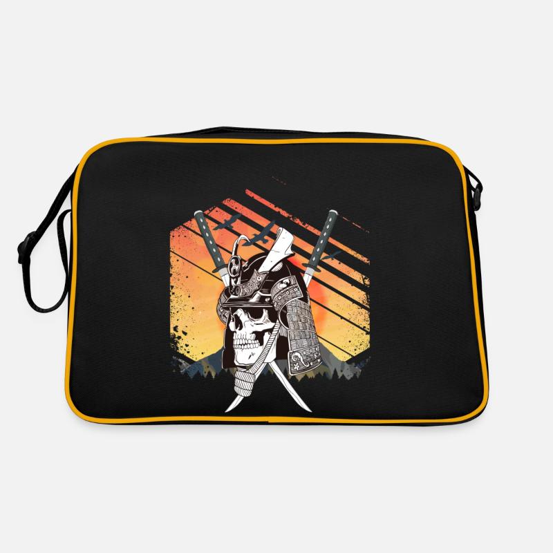 Samurai Skull Sac Retro
