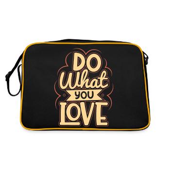 Do what you love 01 - Sac Retro - noir/or - Dos