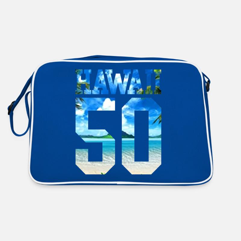 Hawaii 50 Fun Geschenk Retro Tasche