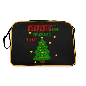 Rockin autour du sapin de Noël - Sac Retro - noir/or - Dos