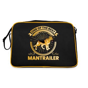 Chien de berger L’un des meilleurs Mantrailer Mantrailing - Sac Retro - noir/or - Dos