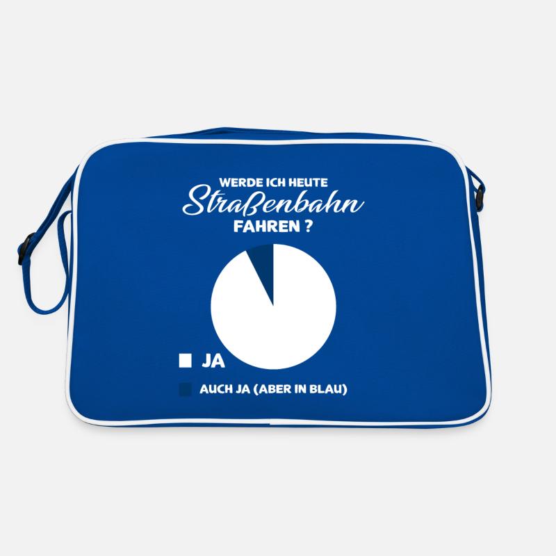 Straßenbahn Spruch Geschenk Retro Tasche