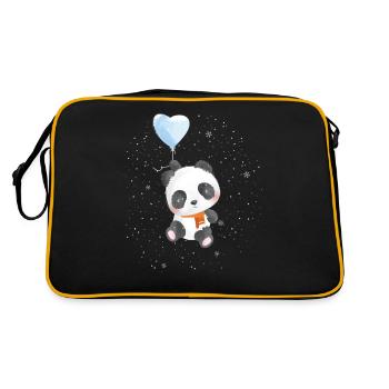 Polar Panda - Retro Bag - black/gold - Back