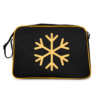 Flocon de neige - Sac Retro - noir/or - Dos