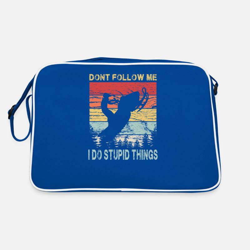 Schneemobil Snowmobiling Retro Tasche