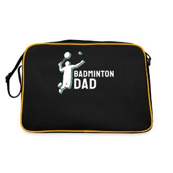 Badminton Badminton Dad - Retro Bag - black/gold - Back