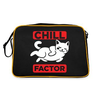 Cat, big Chill Factor - Retro Bag - black/gold - Back