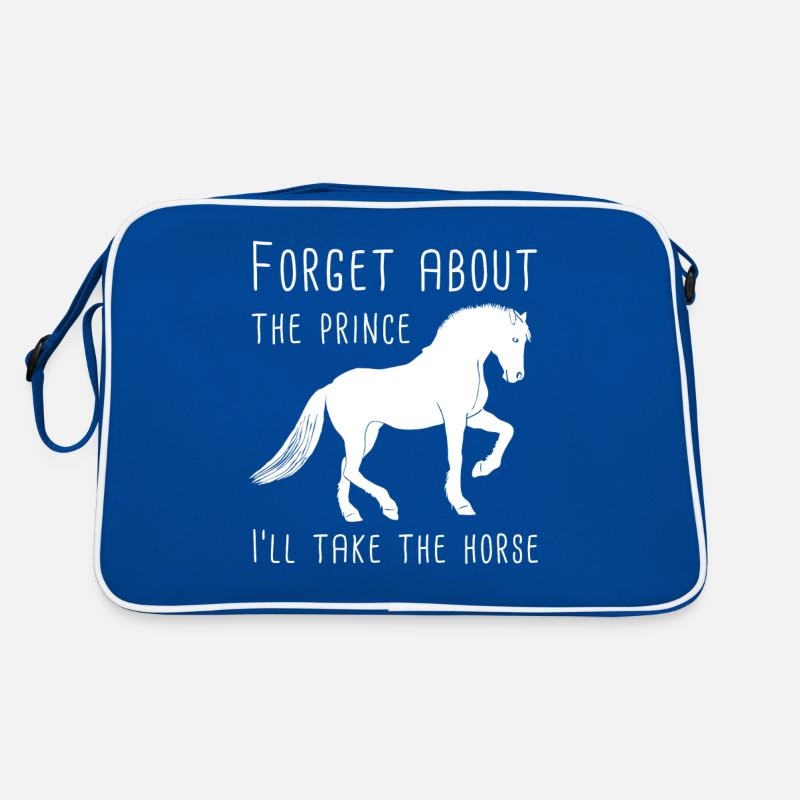 Ich liebe mein Pferd Geschenk / Design Retro Tasche