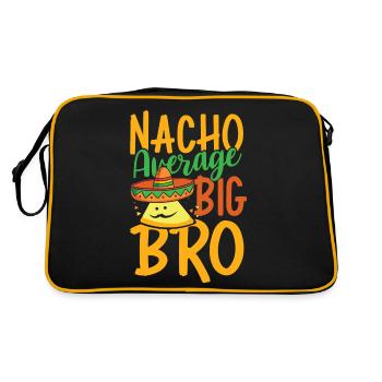 Nacho Average Big Bro - Retro Bag - black/gold - Back