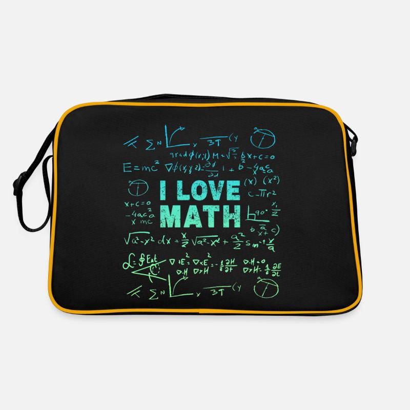 Math design for math teacher and math student Retro Bag