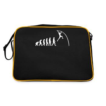 Stabhochsprung Leichtathletik Evolution - Retro Tasche - Schwarz/Gold - Hinten