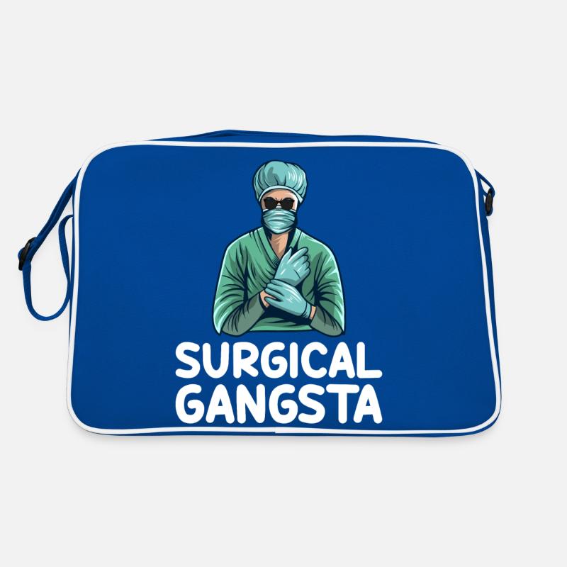 Surgical Gangsta Surgical Technologist Tech Funny Retro Bag