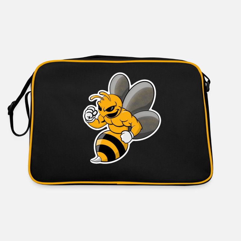 wespe cooles Design Retro Tasche