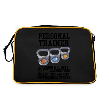Définition de l’entraîneur personnel - Sac Retro - noir/or - Dos