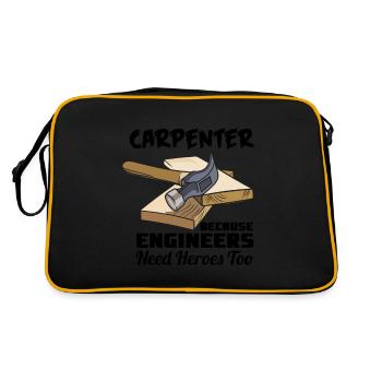 Artisans charpentiers - Sac Retro - noir/or - Dos