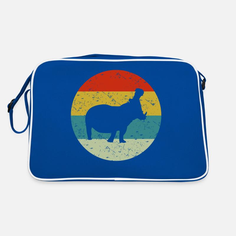 hippopotame vintage rétro Sac Retro