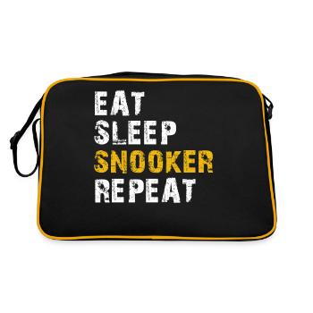 manger du snooker - Sac Retro - noir/or - Dos