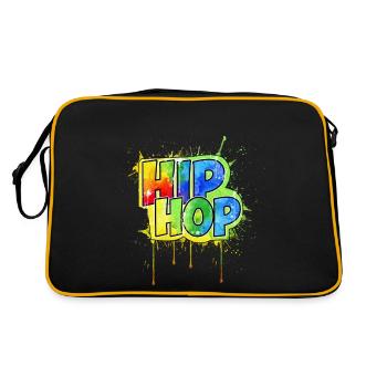 hip hop - Retro Bag - black/gold - Back