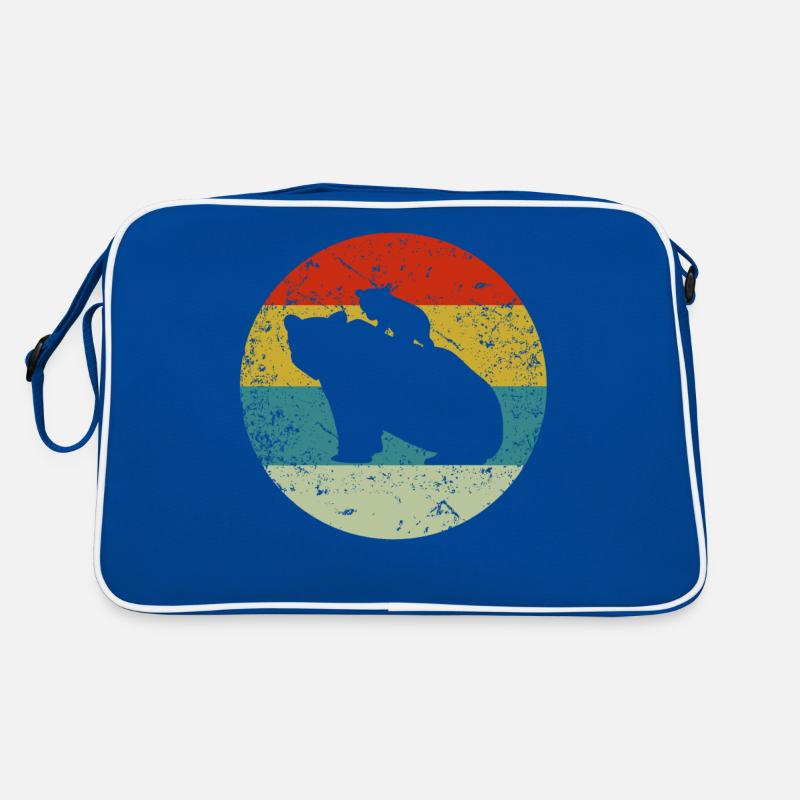 bear lover Retro Bag