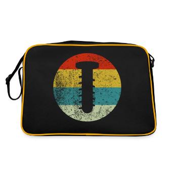 BOLT - Retro Bag - black/gold - Back