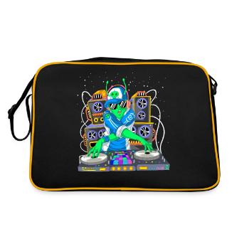 DJ Alien - Retro Bag - black/gold - Back