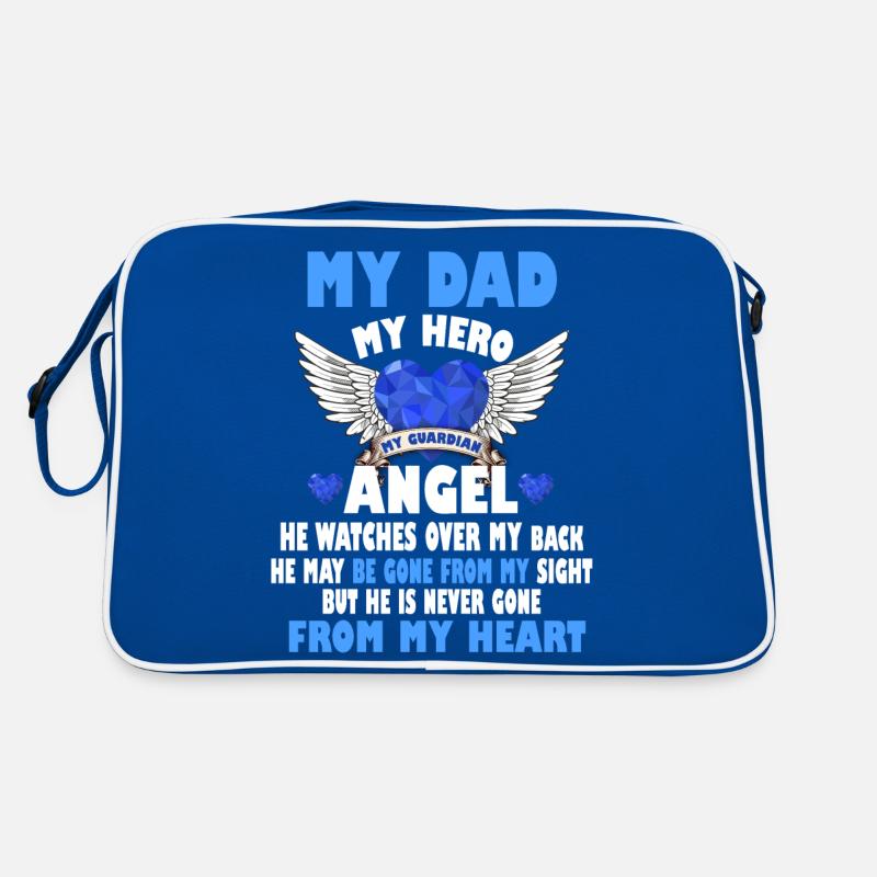 my dad my hero Retro Bag