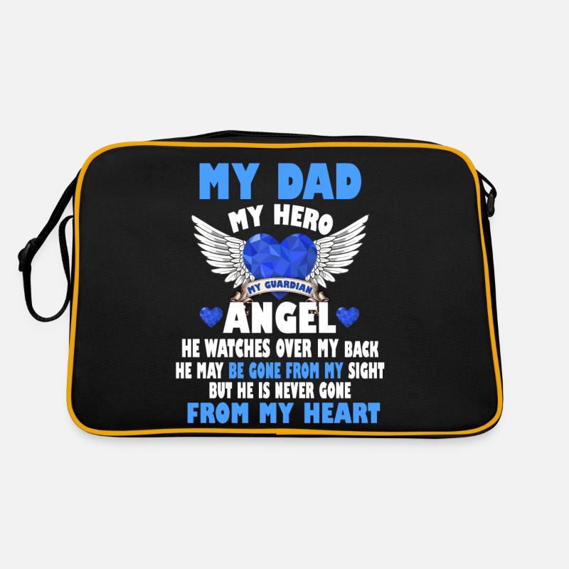 my dad my hero Retro Bag