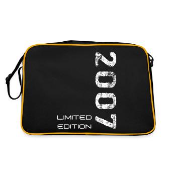 I am built in 2007 - Retro Bag - black/gold - Back