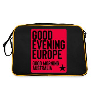 Concours Eurovision de la chanson - Sac Retro - noir/or - Dos