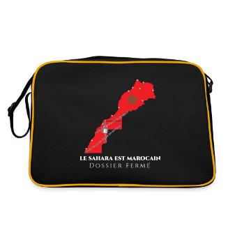 Le Sahara marocain - Sac Retro - noir/or - Dos