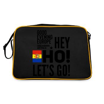 Moldova Eurovision - Retro Bag - black/gold - Back