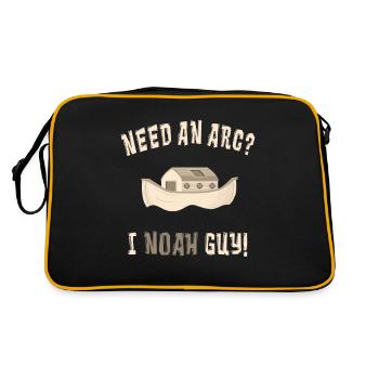 Need an arc? I Noah Guy! - Retro Bag - black/gold - Back