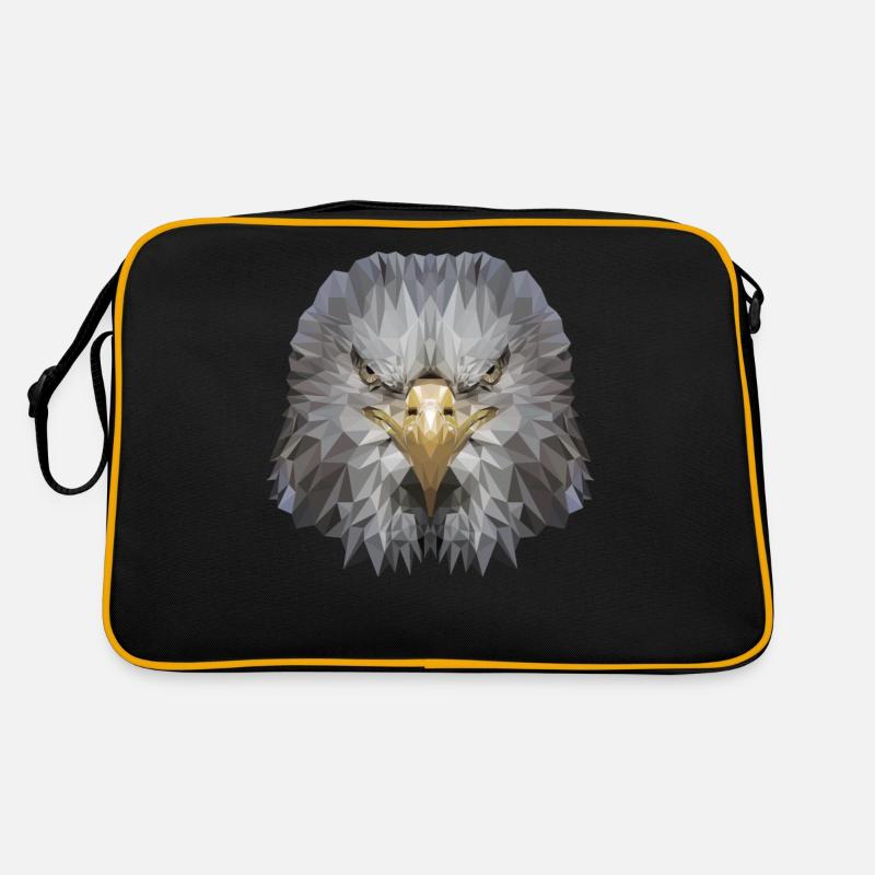 Aigle Polygone Oiseau de proie Sac Retro