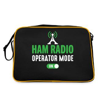 Mode ham radio - Sac Retro - noir/or - Dos