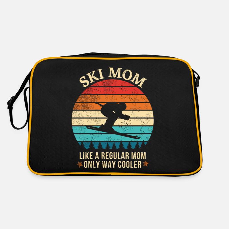 maman ski drôle mignon ski d’hiver Sac Retro