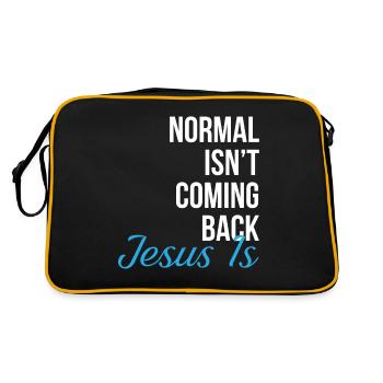 jesus Design pour un jésus et les passionnés de religion - Sac Retro - noir/or - Dos