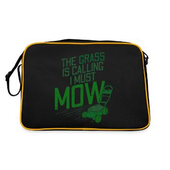 Lawn Mowing Lawn Care - Retro Bag - black/gold - Back