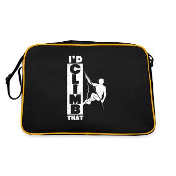Escalade Indoor Gym Boulder Climbers I’d Climbers - Sac Retro - noir/or - Dos